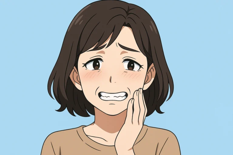 歯並びが悪い40代女性
